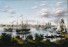 View of Detroit in 1836 by William James Bennett