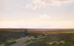 View of  Pårup Moors near Silkeborg, Jutland by Hans Friis
