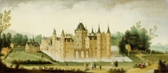 View of the Castle at Egmond aan den Hoef by Claes Jacobsz van der Heck