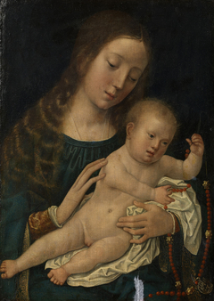 Virgin and Child with a Rosary by Workshop of Bernard van Orley