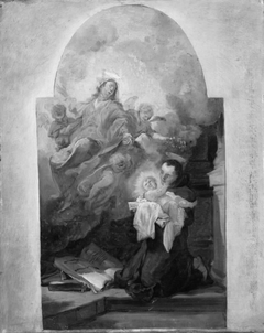 Virgin and Child with Saint Francis by Anthony van Dyck
