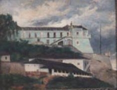 Vista de uma fortaleza by Aurélio de Figueiredo