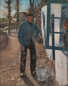 Whitewashing the Old House by Laurits Andersen Ring