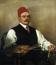William Strang, 1859 - 1921. Artist (Self-portrait) by William Strang