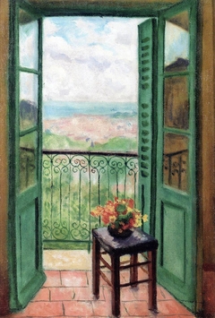 Window Overlooking the Bay of Algiers by Albert Marquet