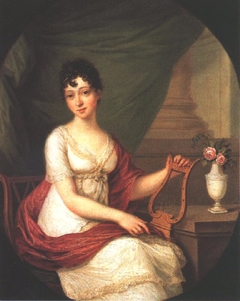 Woman Playing the Lute by János Donát