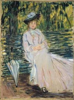 Woman Seated on a Bench