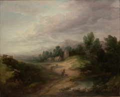 Wooded Upland Landscape by Thomas Gainsborough