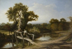 Worcestershire Scenery In Autumn by Frederick Henry Henshaw