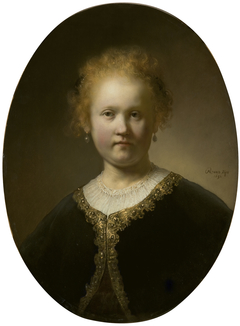 Young Girl in a Gold-Trimmed Cloak