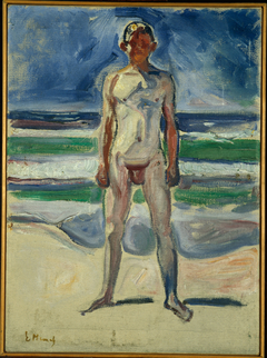Young Man on the Beach