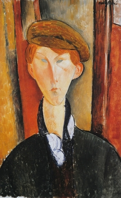 Young Man with a Cap by Amedeo Modigliani