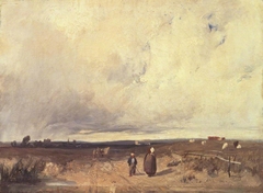 A Distant View of St-Omer by Richard Parkes Bonington