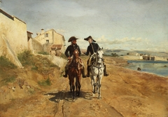 A General and His Aide-de-camp by Jean-Louis-Ernest Meissonier