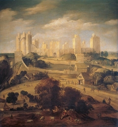 A View of Pontefract Castle by Anonymous