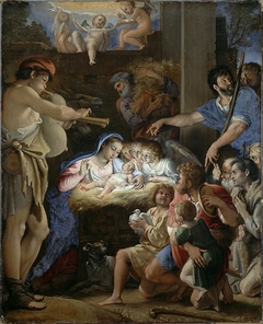 Adoration of the Shepherds by Domenichino