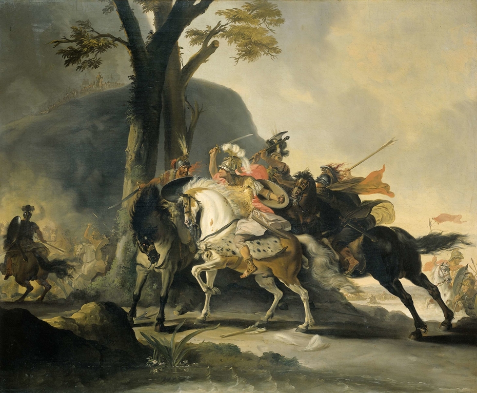 Alexander the Great at the Battle of the Granicus against the Persians