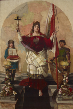 Allegory of Poland by Stanisław Bieńkiewicz