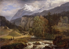 Alpenlandschaft by Johan Christian Dahl