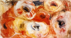 Anemones. by Auguste Renoir