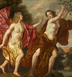 Apollo pursuing Daphne (after Flemish School) by Anonymous