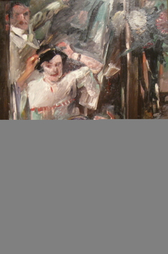 At the Mirror by Lovis Corinth