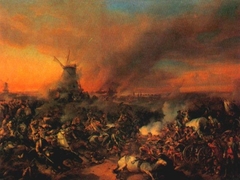 Battle of Zorndorf on 14 August 1758 by Alexander Kotzebue