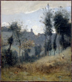Canteleu by Jean-Baptiste-Camille Corot
