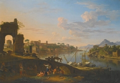 Capriccio of the River Tiber in Rome