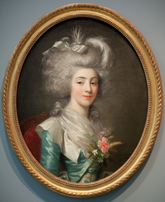 Charlotte Marie de Gasville by Antoine Vestier