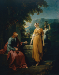 Christ and the woman of Samaria by William Hamilton