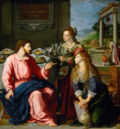 Christ at the house of Martha and Mary by Alessandro Allori