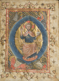 Christ in Majesty with the Symbols of the Evangelists by Anonymous