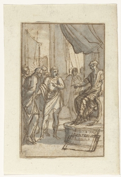 Christus voor Pilatus by Jan Goeree