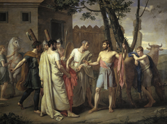 Cincinnatus abandons the Plough to dictate Laws to Rome by Juan Antonio de Ribera