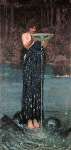 Circe Invidiosa (Jealous Circe) by John William Waterhouse