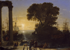 Coastal Scene with the Embarkation of Saint Paul