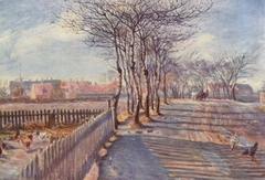 Country Lane with Trees. Kastrup by Theodor Philipsen