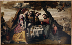 Cristo nutrito dagli angeli by Felice Damiani