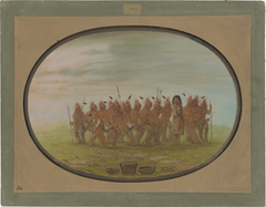 Dance to the Berdache - Saukie by George Catlin
