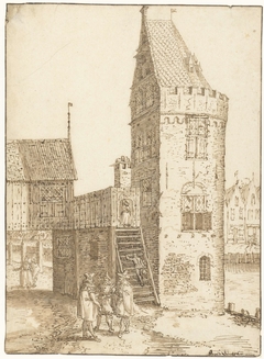De toren Swijgh Utrecht te Amsterdam by David Vinckboons