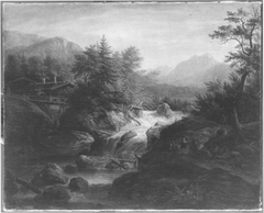 Der Sagenbach bei Wildbad Kreuth by Johann Jakob Dorner the Younger