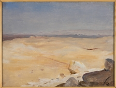Desert motif. From the journey to Egypt by Jan Ciągliński