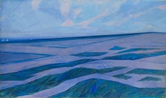 Dune landscape at Domburg by Piet Mondrian