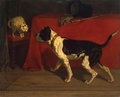 Dog Carrying Dinner to its Master (Fable by La Fontaine) Painting