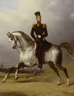 Equestrian Portrait of William II, King of the Netherlands by Unknown Artist
