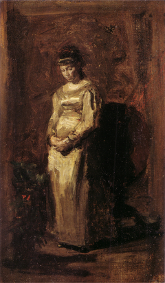 Fifty Years Ago (Young Girl Meditating): Study by Thomas Eakins