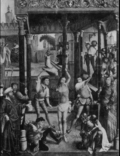 Flagellation by Master of the Beighem Altarpiece