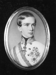Frans Josef, 1830-1916, tysk-romersk kejsare by Robert Theer