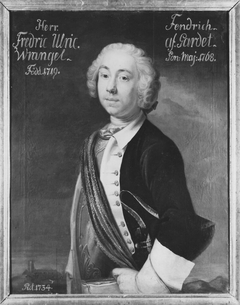 Fredrik Ulrik Wrangel af Sauss, 1719-93 by Johan Henrik Scheffel